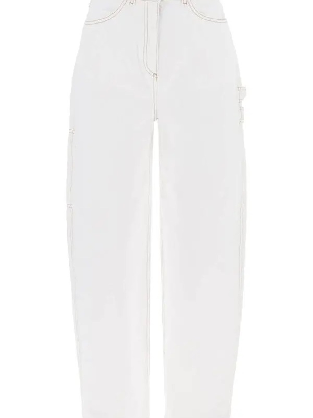 SAKS POTTS- Helle wide leg Jeans in White